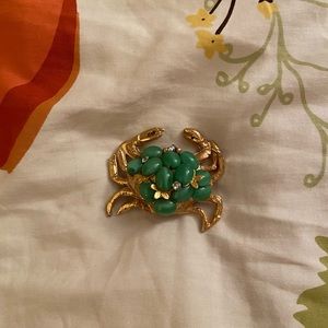 Vintage Crab Brooch